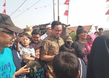 Anies dukung Pramono disambut warga kampung Akuarium