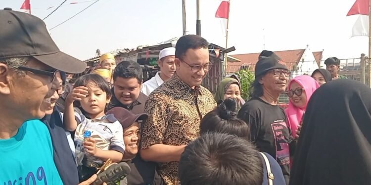Anies dukung Pramono disambut warga kampung Akuarium