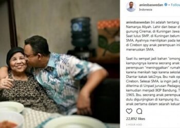 Ucapan Anies di Hari Ibu membuat banyak warganet terharu