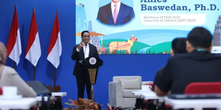 Kuliah tamu Anies Baswedan di global summer week UGM