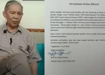 Ramai, Prof Sofian Effendi Ungkap Dugaan Masalah Ijazah Jokowi
