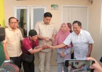 Perumahan pesona kahuripan sambut keluarga alm. Affan Kurniawan