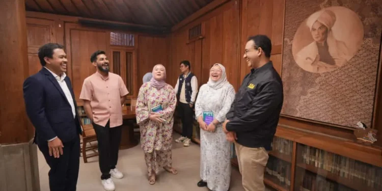 Anies menerima presiden Partai MUDA Malaysia, berbincang tentang nilai dan moral